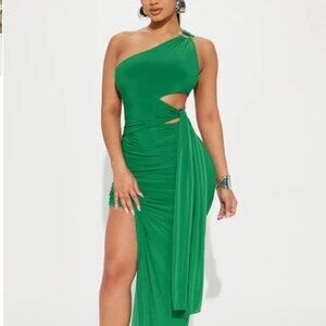 It's Called Elegance Maxi Dress - Emerald